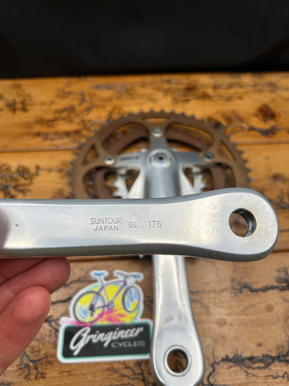 Suntour XC Pro 46/36/24 175mm Square Taper Crankset