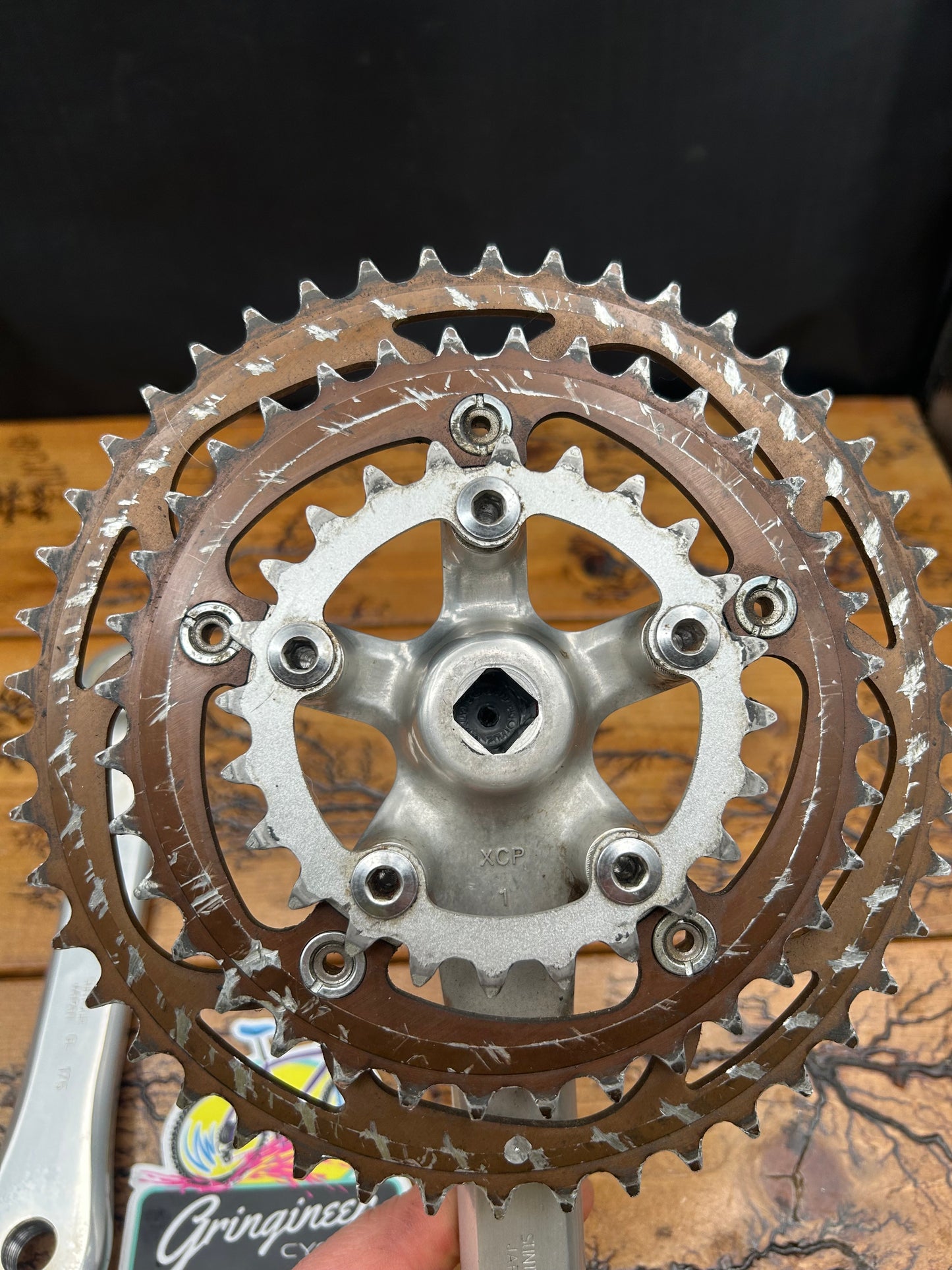 Suntour XC Pro 46/36/24 175mm Square Taper Crankset