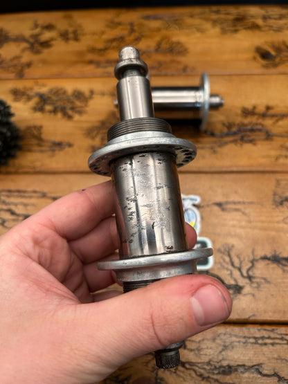 Phil Wood 48 Hole Drum / Disc Brake 100/126 Hub Set