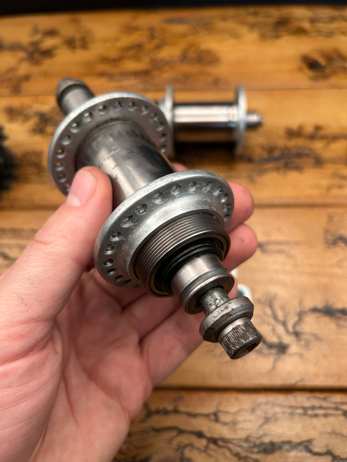 Phil Wood 48 Hole Drum / Disc Brake 100/126 Hub Set