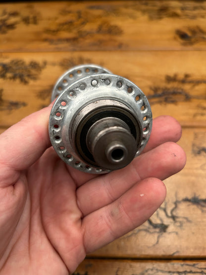 Phil Wood 48 Hole Drum / Disc Brake 100/126 Hub Set