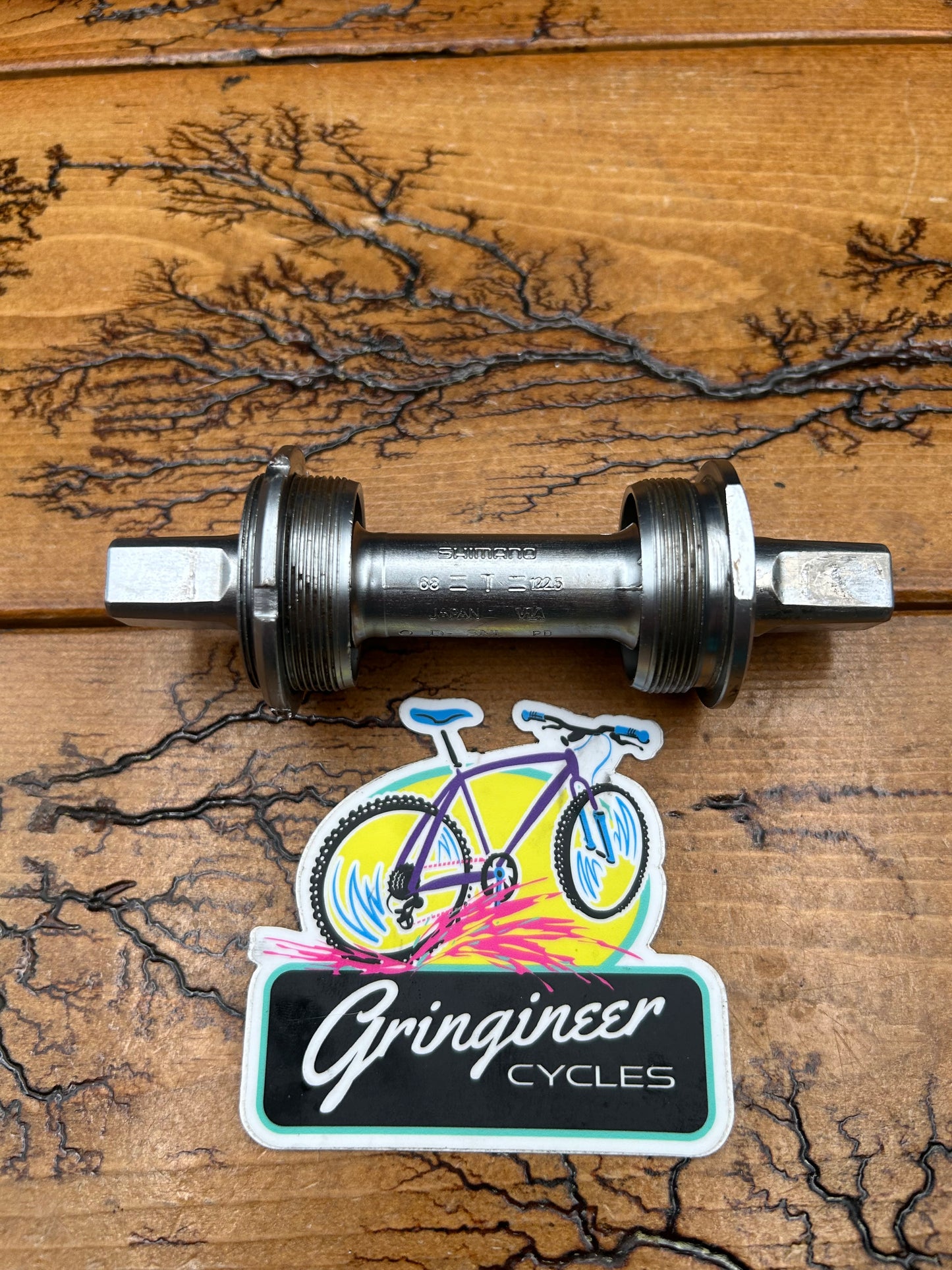 Shimano 68x122.5 English Threaded Square Taper Bottom Bracket