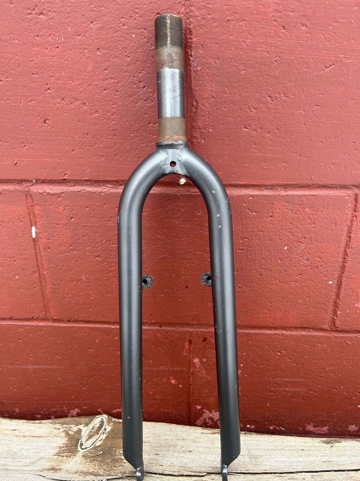 Kona Project Two Gray 1 1/8 Threaded Fork 122mm of Steerer