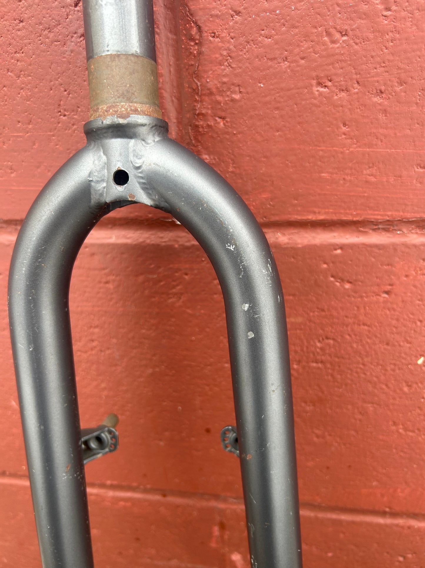 Kona Project Two Gray 1 1/8 Threaded Fork 122mm of Steerer