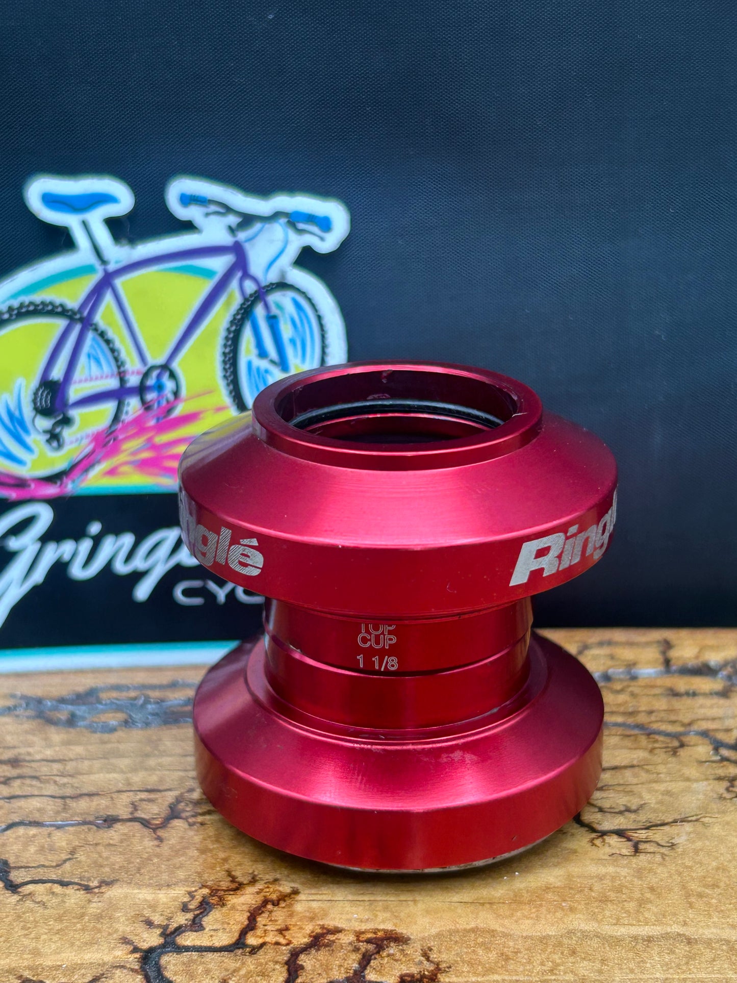Ringle Slamma Jamma Red Anodized 1 1/8 Threadless Headset