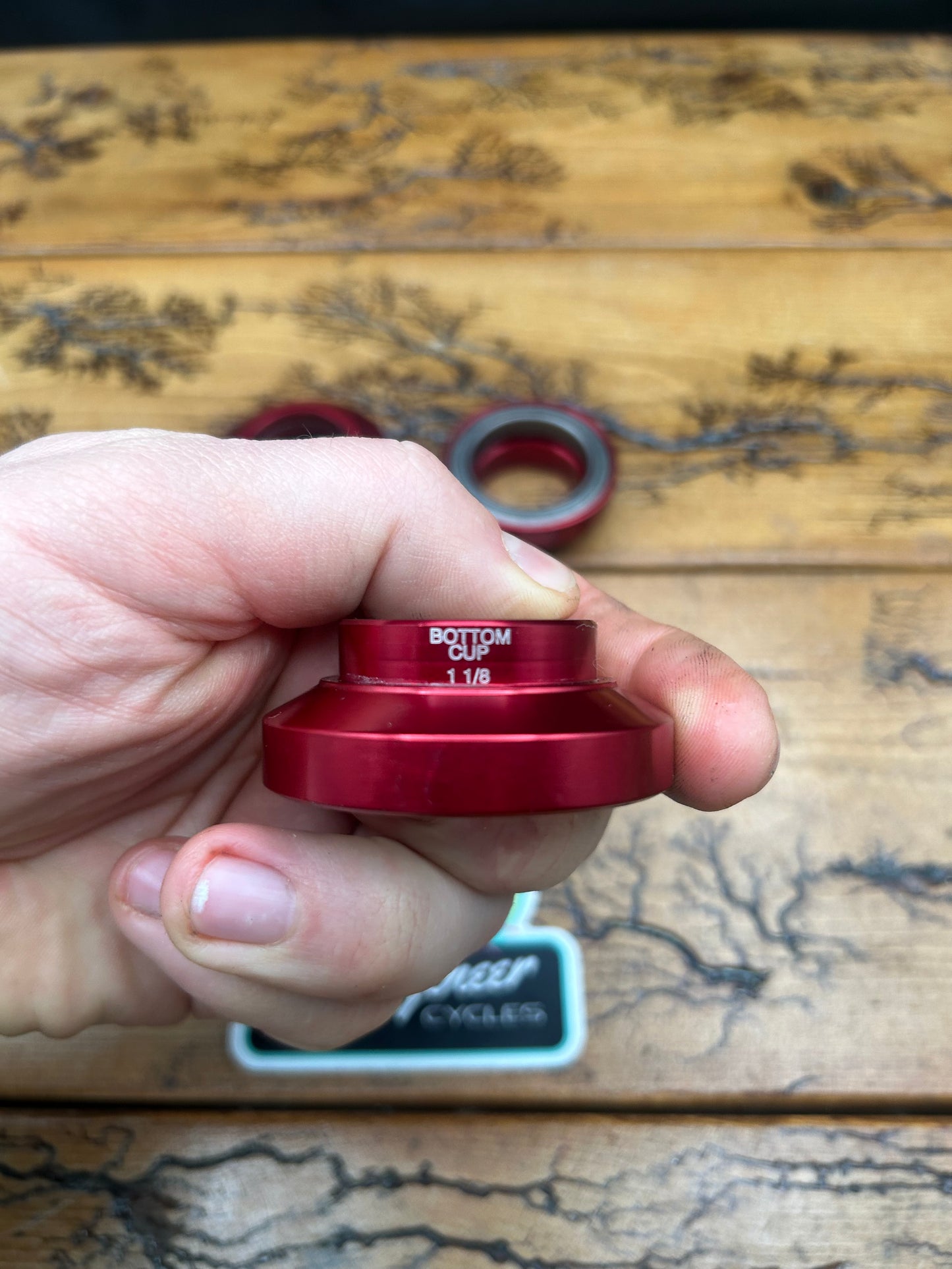 Ringle Slamma Jamma Red Anodized 1 1/8 Threadless Headset