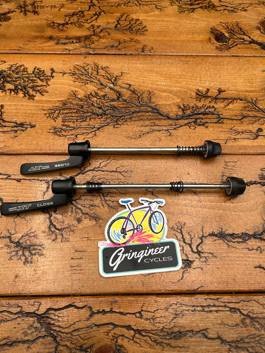 Shimano Deore XT Black Quick Release Skewers