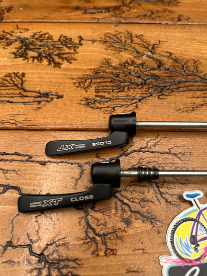 Shimano Deore XT Black Quick Release Skewers