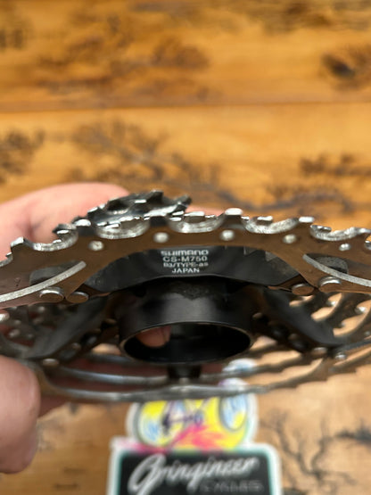 Shimano Deore XT CS-M750 11-34 9 Speed Cassette