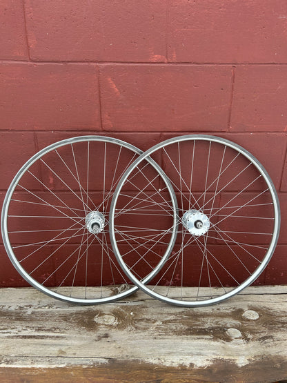 Phil Wood 26" 100/135 Bolt On  Rim Brake Wheelset