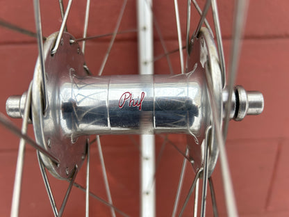 Phil Wood 26" 100/135 Bolt On  Rim Brake Wheelset
