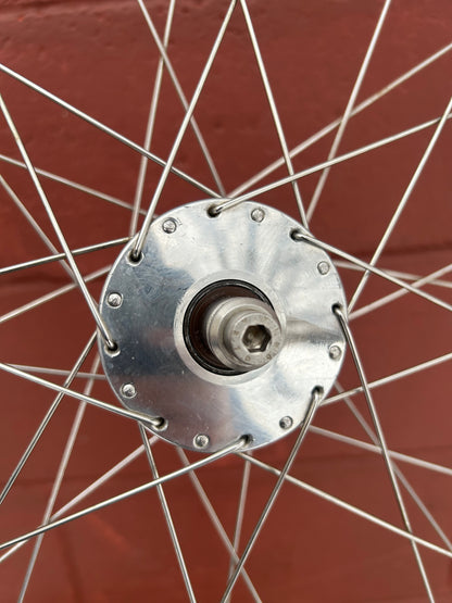 Phil Wood 26" 100/135 Bolt On  Rim Brake Wheelset