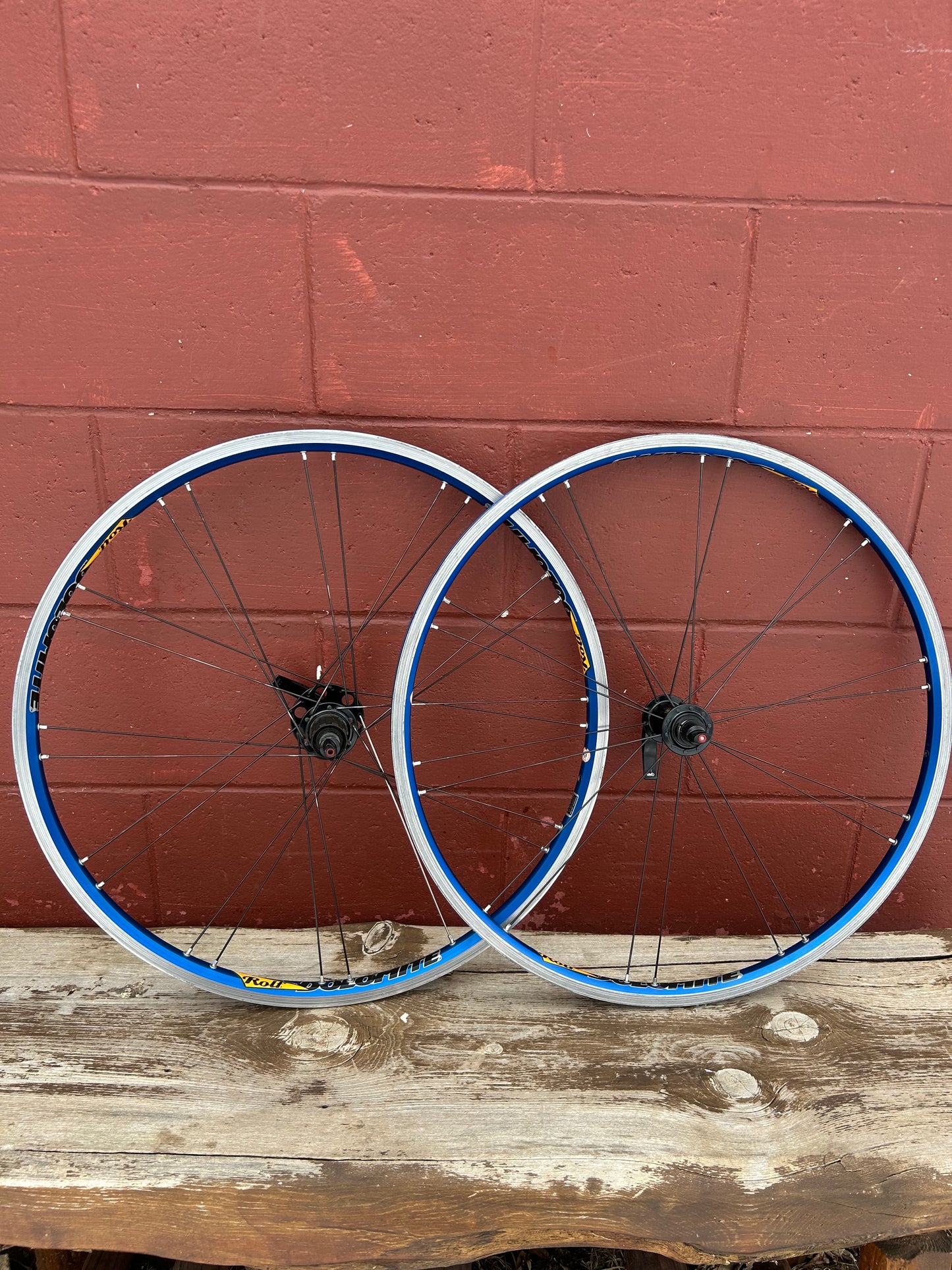 Rolf Dolomite Blue Anodized 26 Inch Wheelset