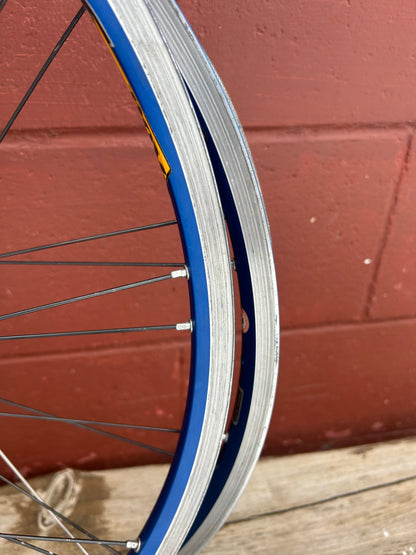 Rolf Dolomite Blue Anodized 26 Inch Wheelset