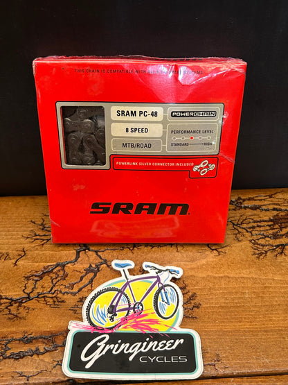 SRAM PC-48 8 Speed 114 Links Chain NOS