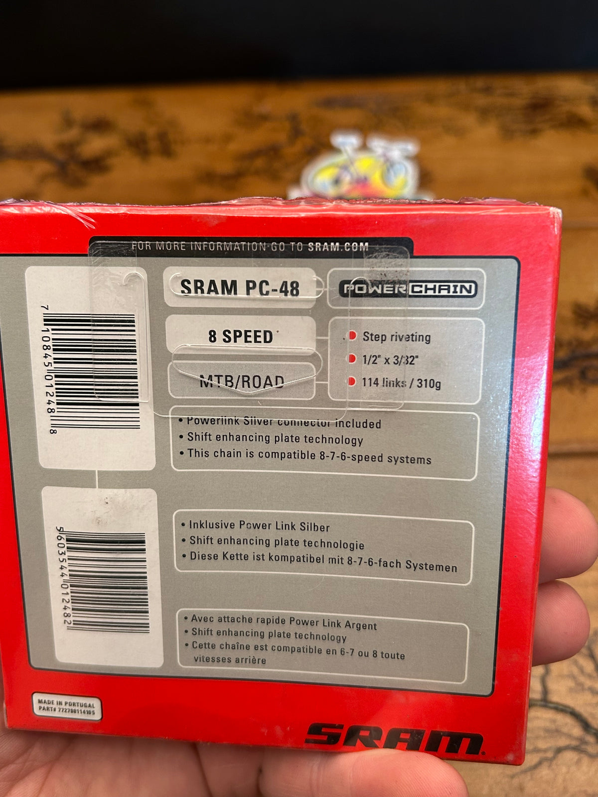 SRAM PC-48 8 Speed 114 Links Chain NOS
