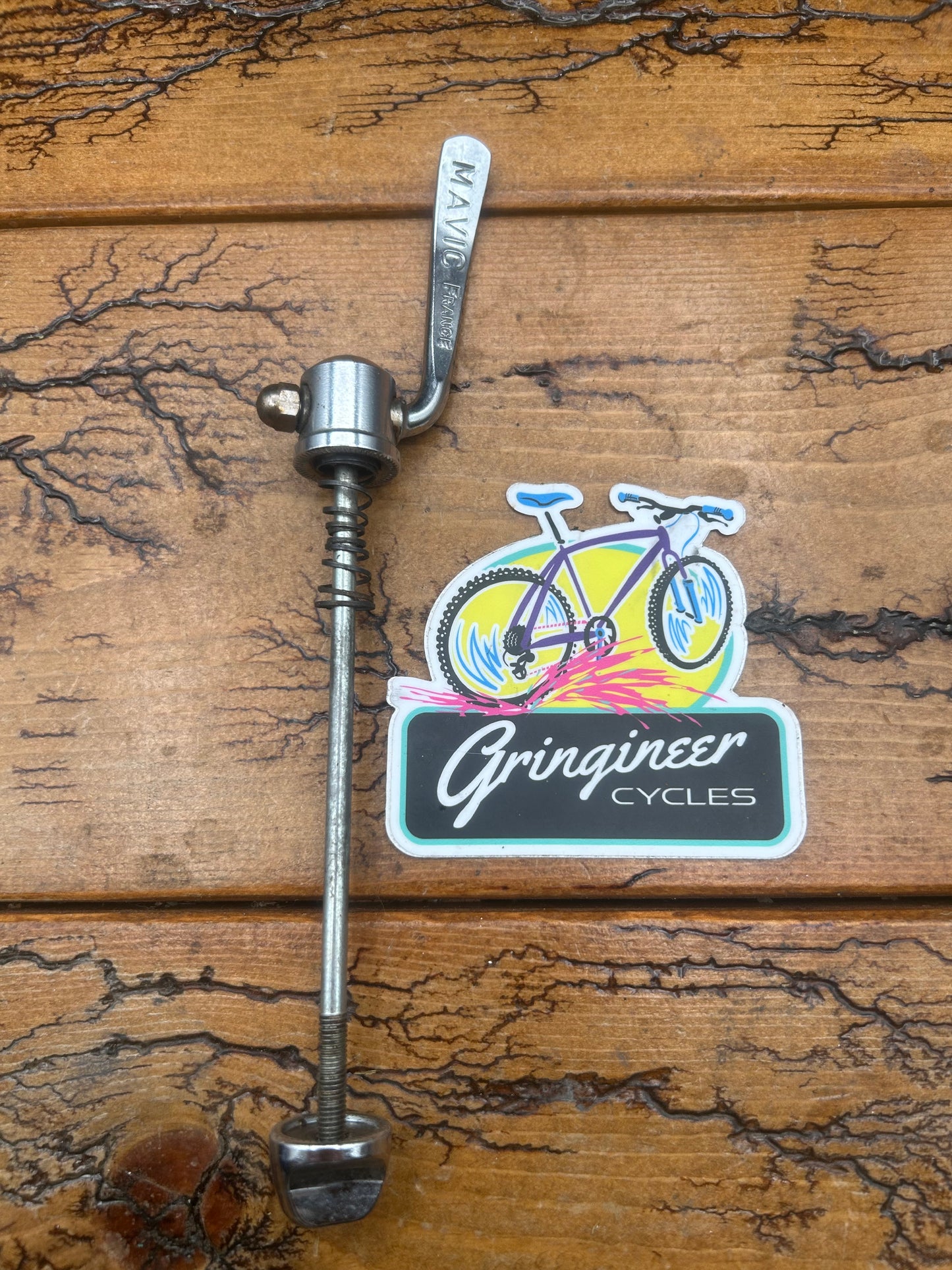 Mavic Silver Front Quick Release Skewer