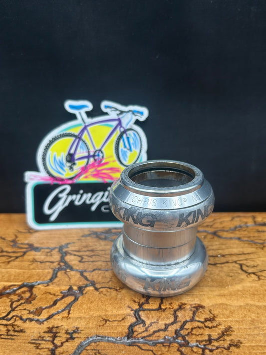 Chris King 1 1/8 Inch Silver Nothreadset Threadless Headset