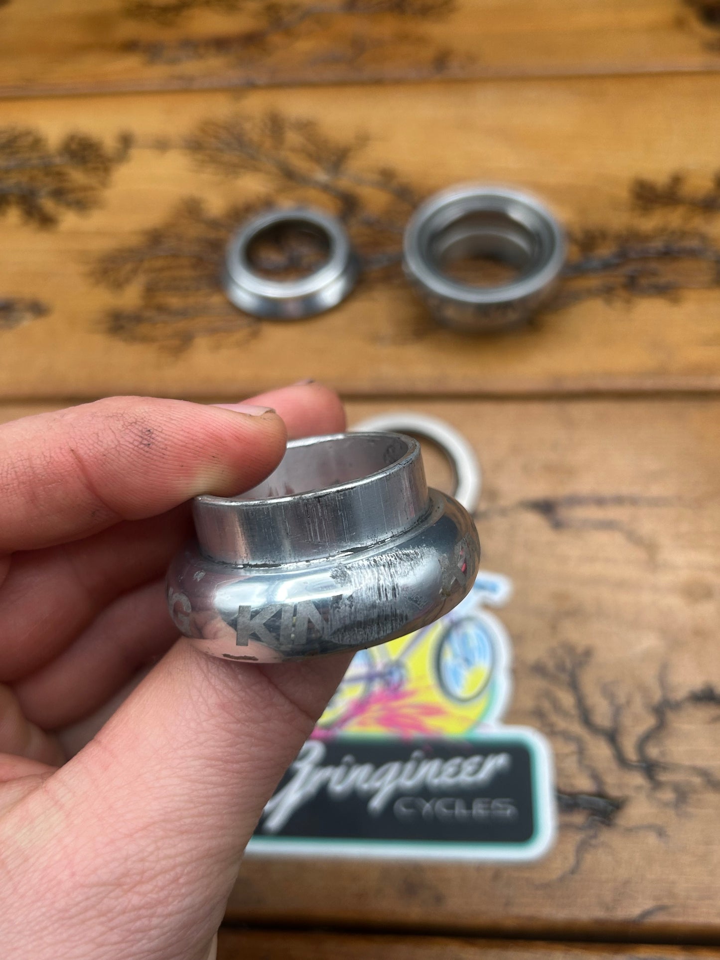 Chris King 1 1/8 Inch Silver Nothreadset Threadless Headset
