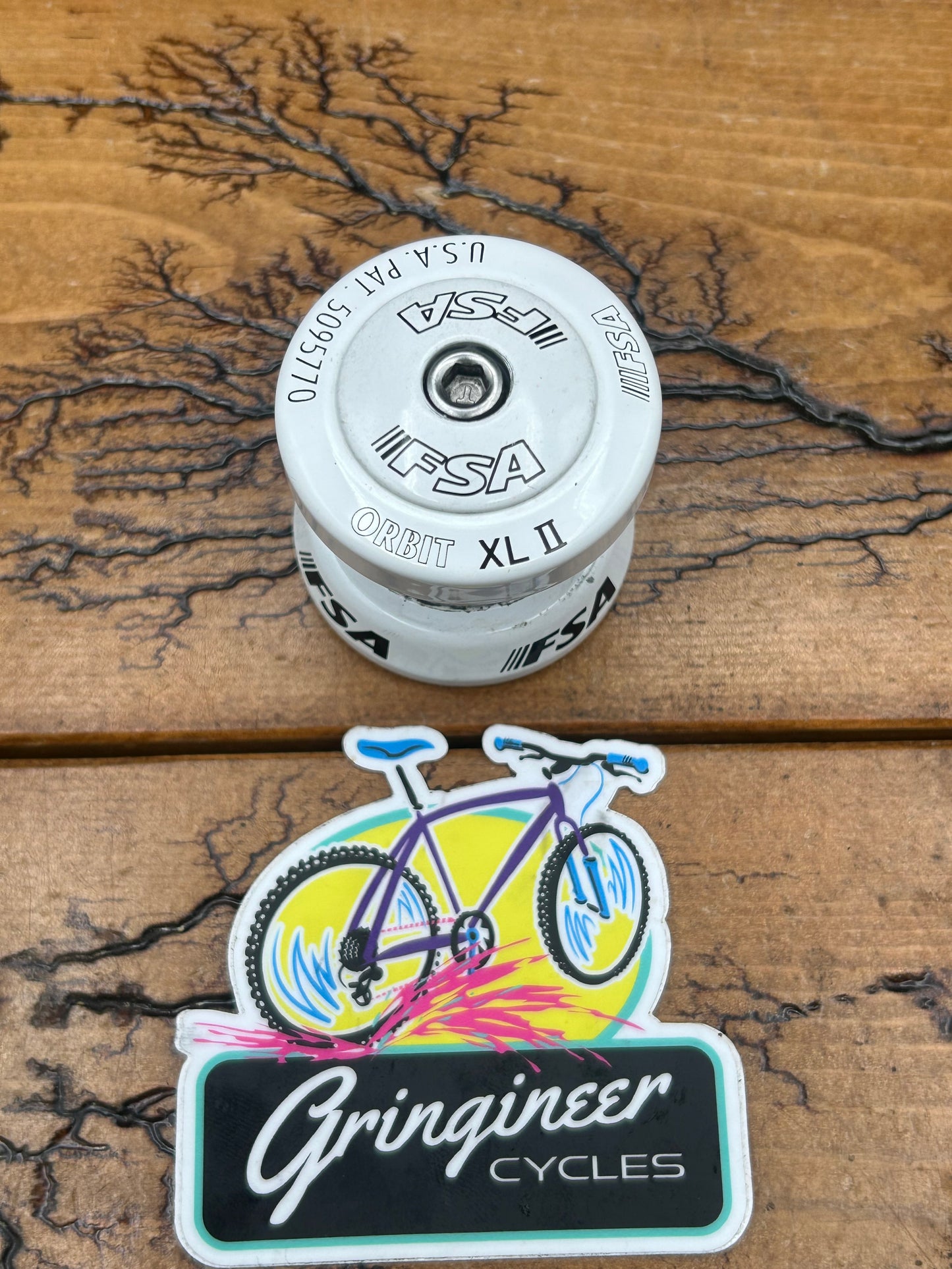 FSA Orbit XL II White 1 1/8 Inch Threadless Headset
