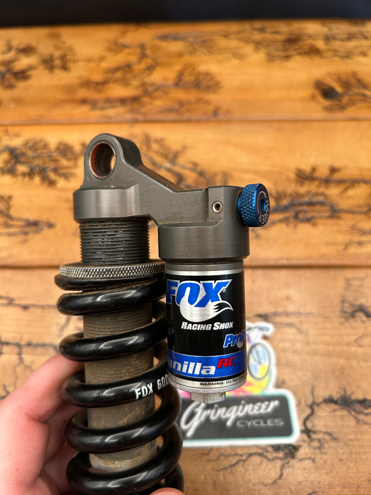 Fox Vanilla RC 200mm C-C 600x2.5 Rear Coil Shock