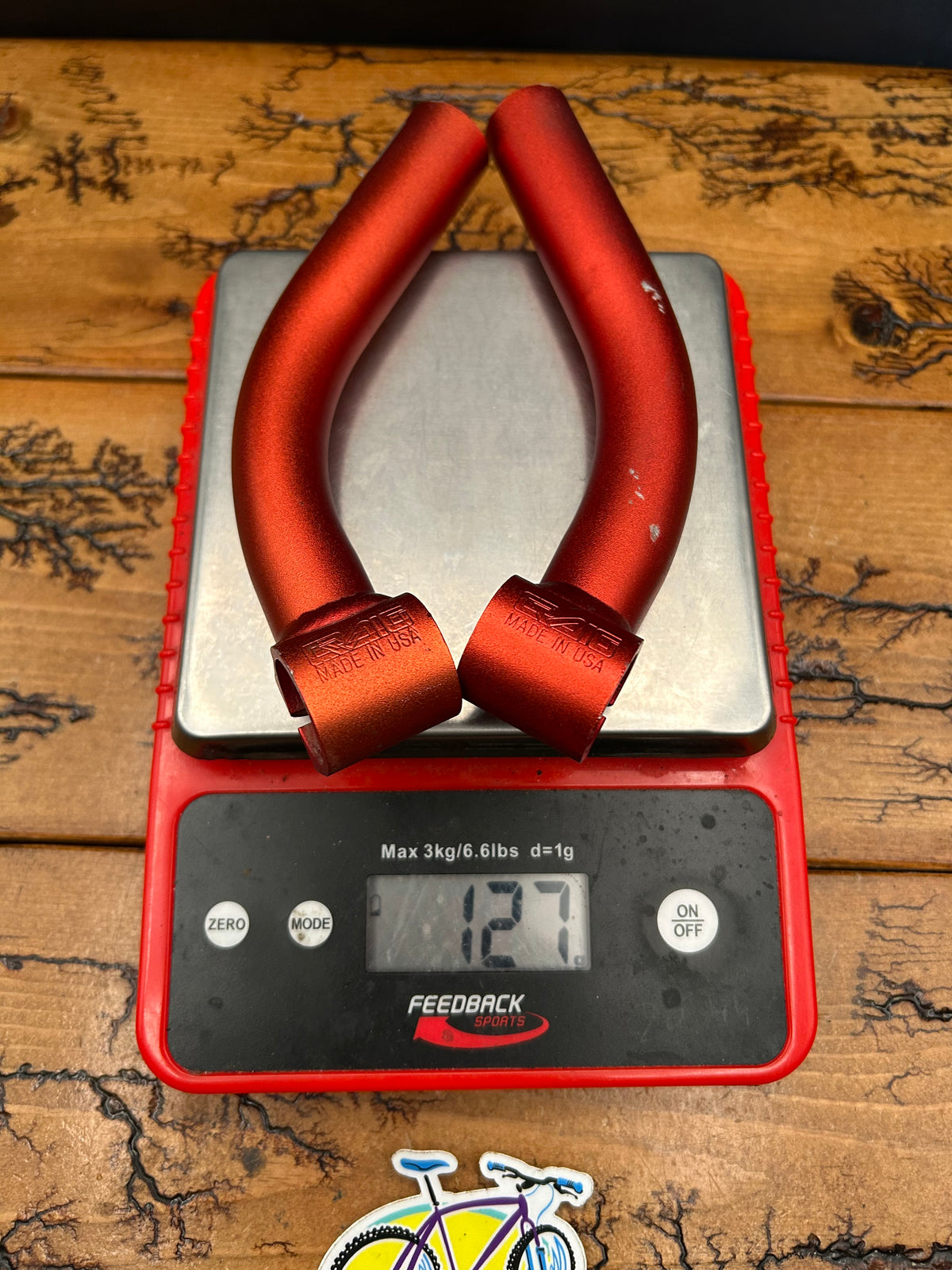 Craig Metalcraft Red / Orange Aluminum Bar Ends
