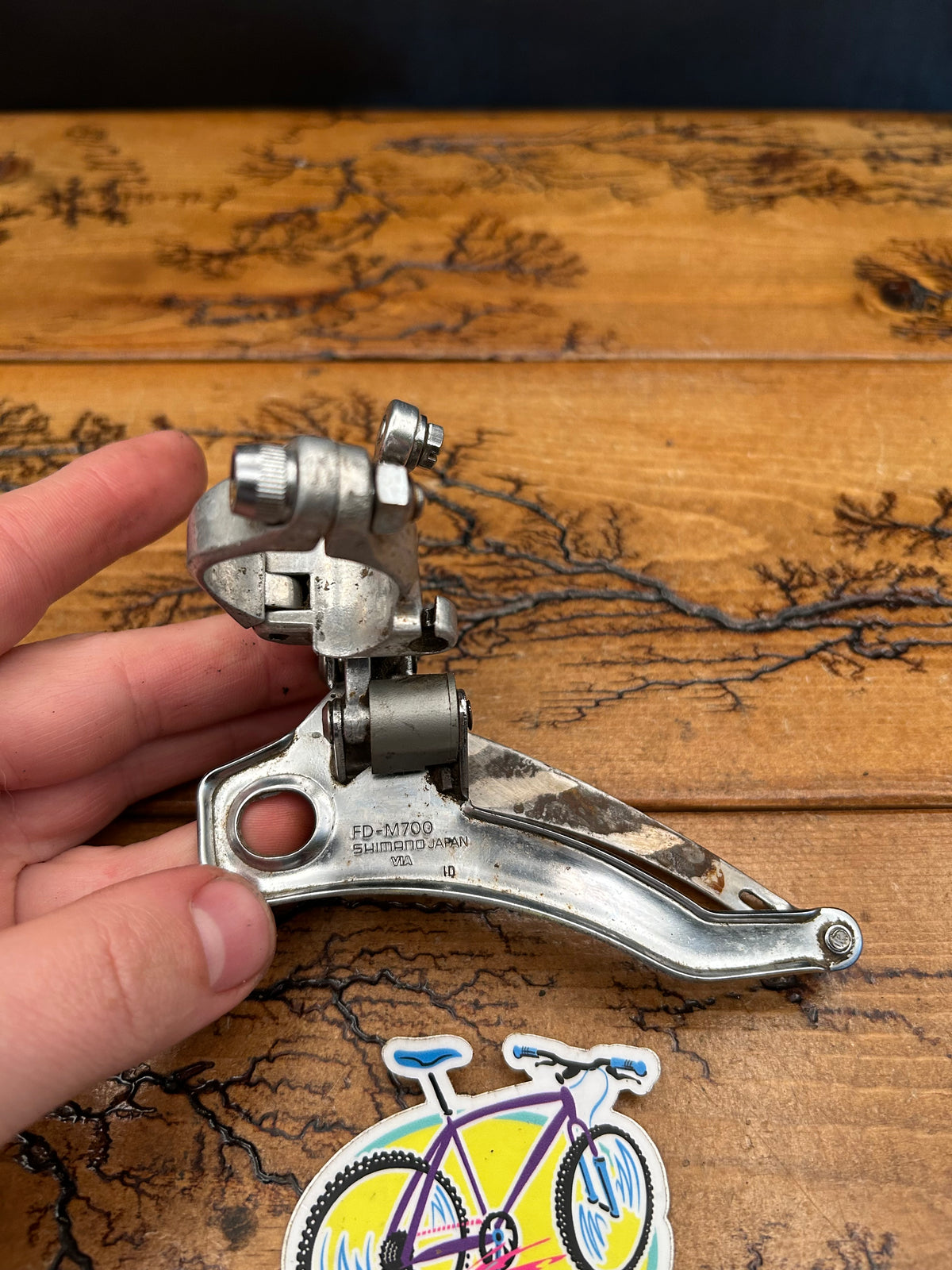 Shimano Deore XT Deerhead FD-M700 Bottom Pull Front Derailleur