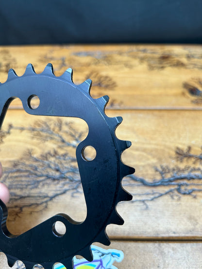 Blackspire 28 Tooth 74 BCD 5 Bolt Black Chainring NOS
