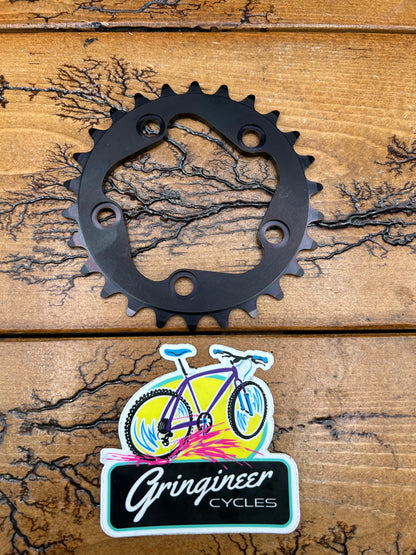 Blackspire 26 Tooth 74 BCD 5 Bolt Black Chainring NOS
