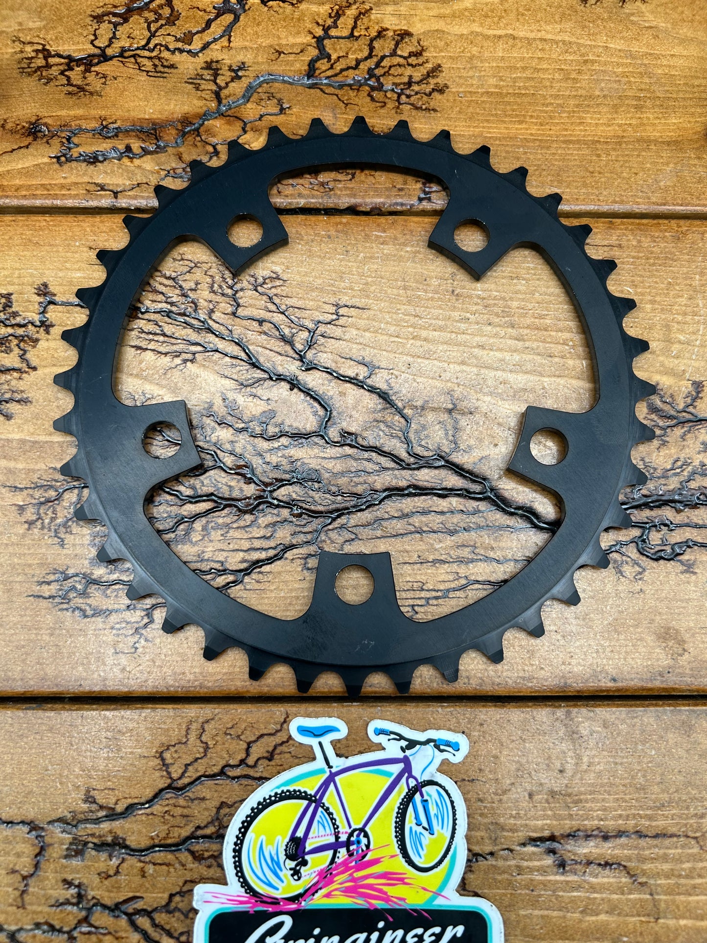 Blackspire 40 Tooth 110 BCD 5 Bolt Black Chainring NOS