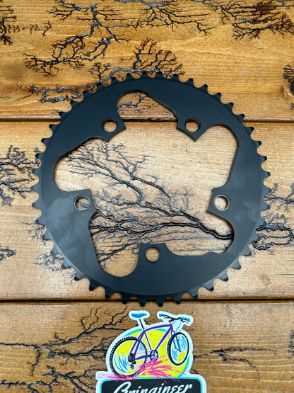 Blackspire 44 Tooth 110 BCD 5 Bolt Black Chainring NOS