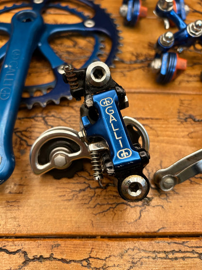 Galli Aerodynamic KL / Criterium Blue Anodized Mini Groupset