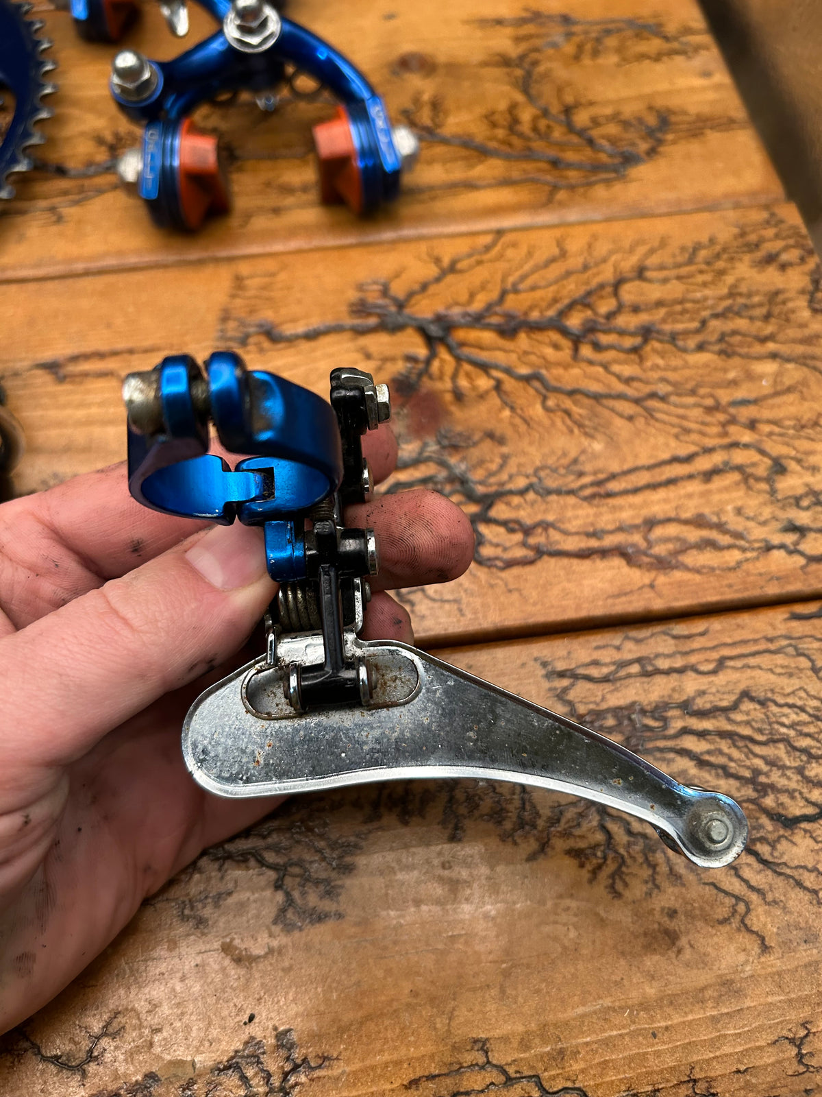 Galli Aerodynamic KL / Criterium Blue Anodized Mini Groupset