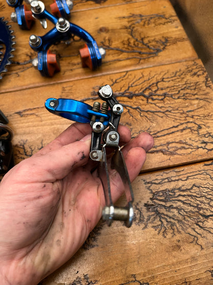 Galli Aerodynamic KL / Criterium Blue Anodized Mini Groupset