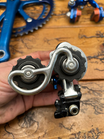 Galli Aerodynamic KL / Criterium Blue Anodized Mini Groupset
