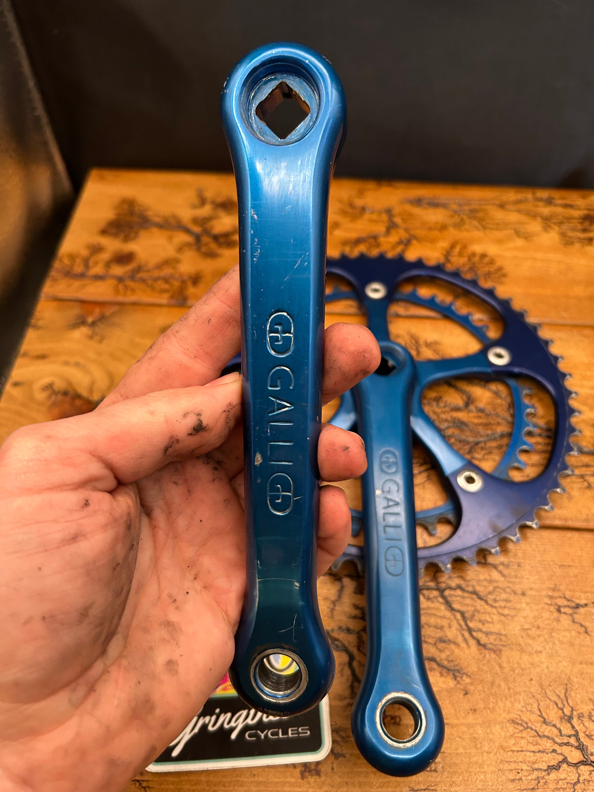Galli Aerodynamic KL / Criterium Blue Anodized Mini Groupset