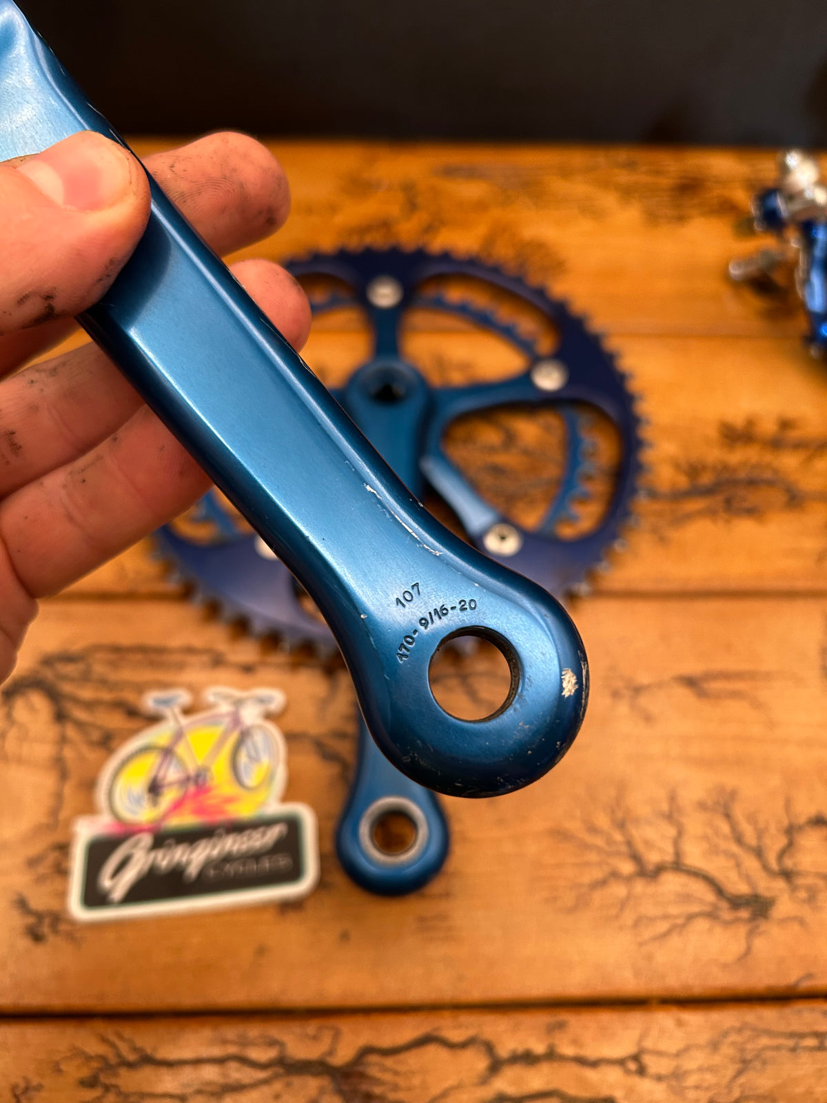 Galli Aerodynamic KL / Criterium Blue Anodized Mini Groupset