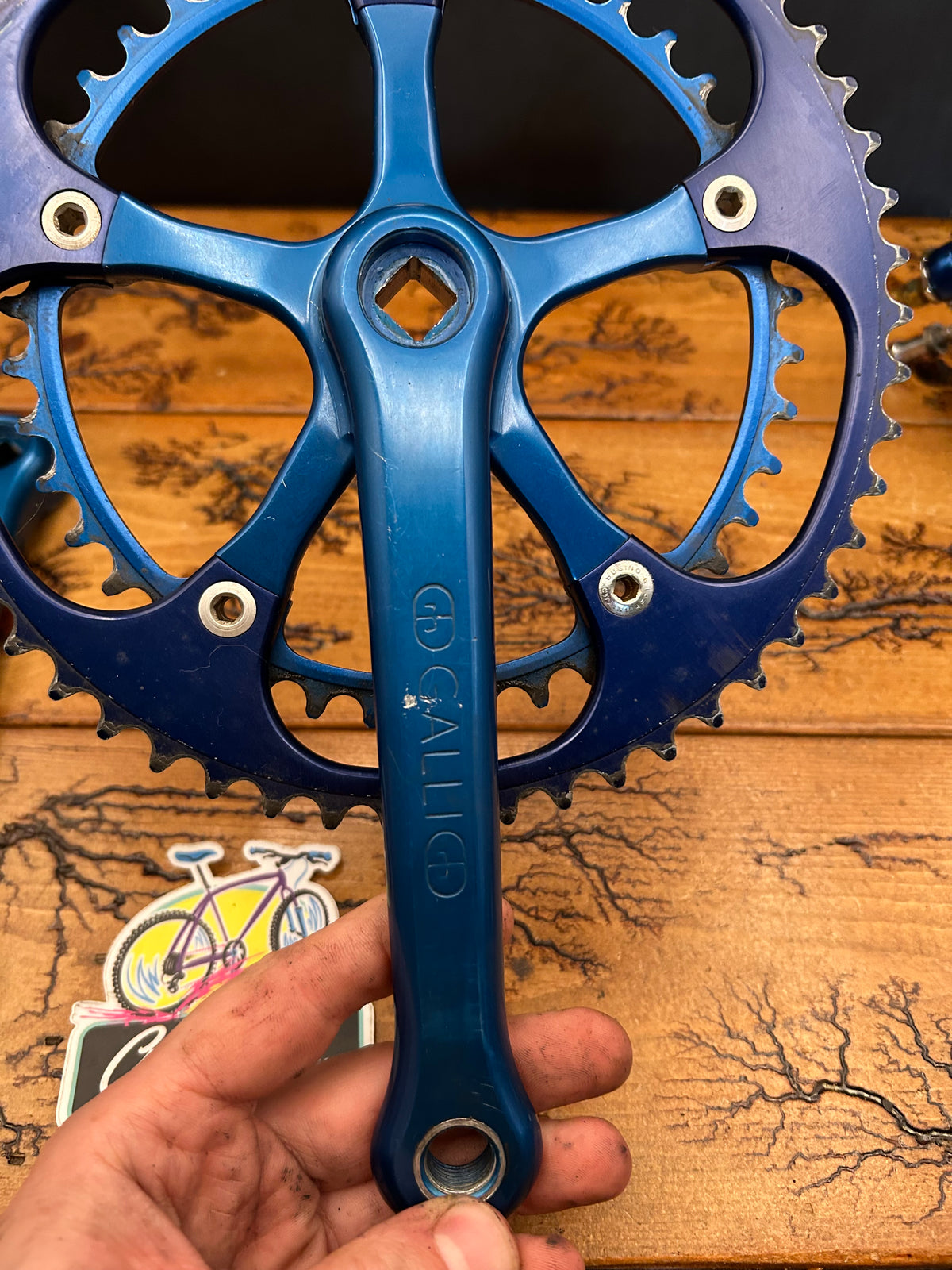 Galli Aerodynamic KL / Criterium Blue Anodized Mini Groupset