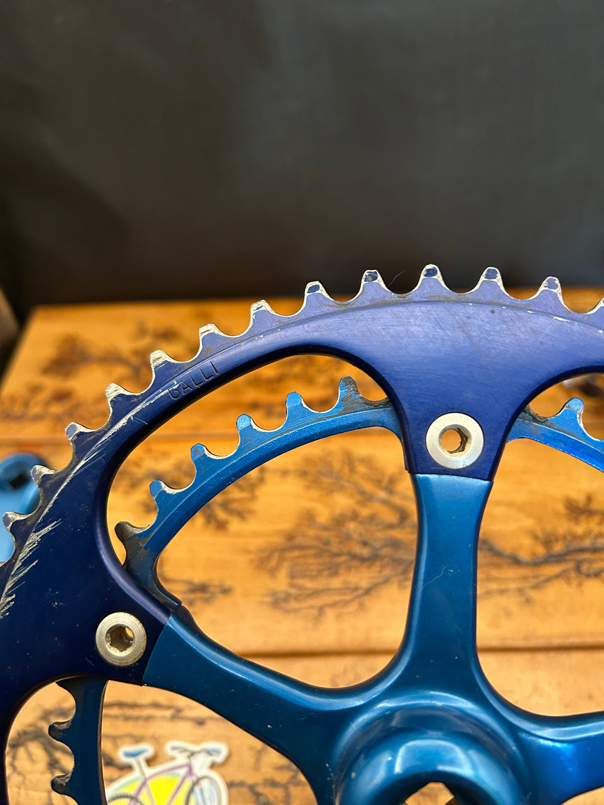 Galli Aerodynamic KL / Criterium Blue Anodized Mini Groupset