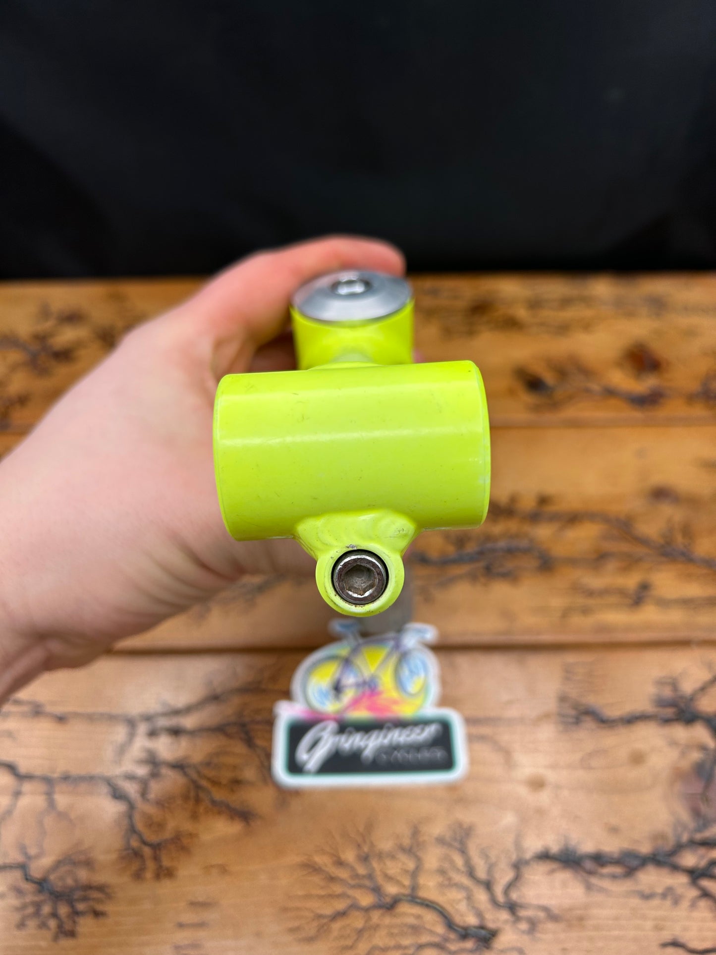 Answer ATAC Easton Taperwall 115mm 1 1/4 Inch Neon Yellow Quill Stem