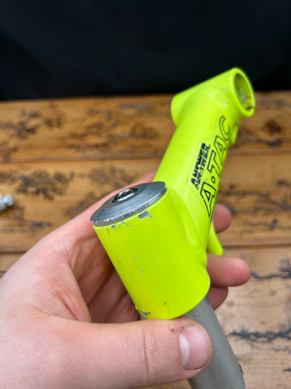 Answer ATAC Easton Taperwall 115mm 1 1/4 Inch Neon Yellow Quill Stem