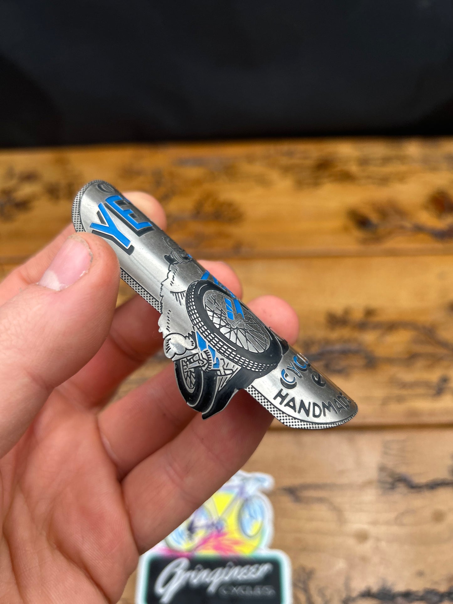 Yeti Yetiman 1 of 1 Metal Head Badge