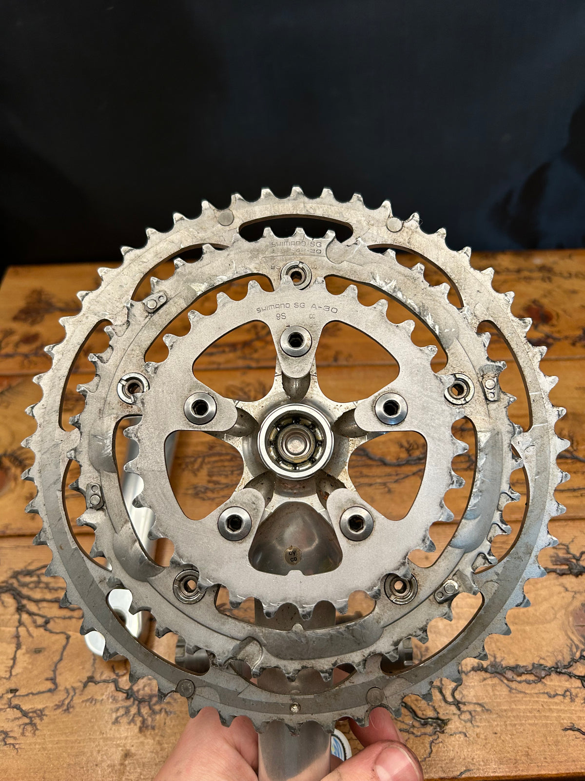 Shimano Ultegra FC-6503 52/42/30 165mm Crankset and Bottom Bracket