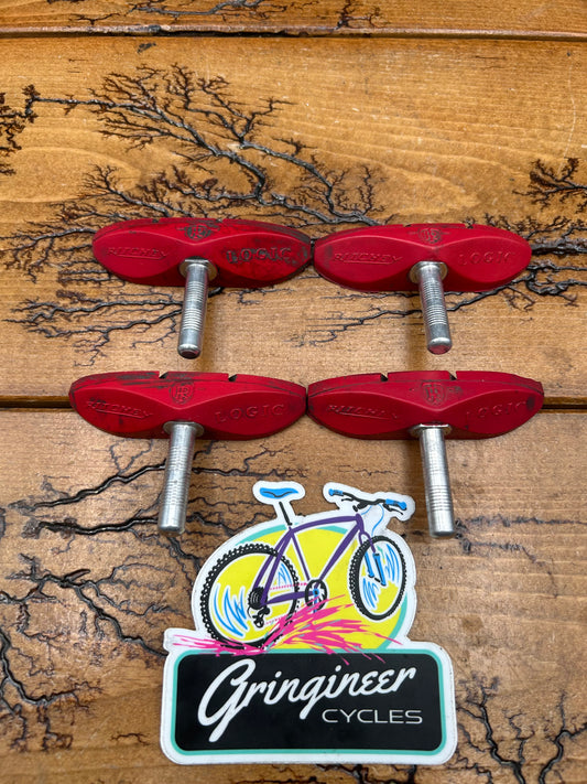 Ritchey Logic Kool Stop Salmon Threadless Brake Pads Set of 4