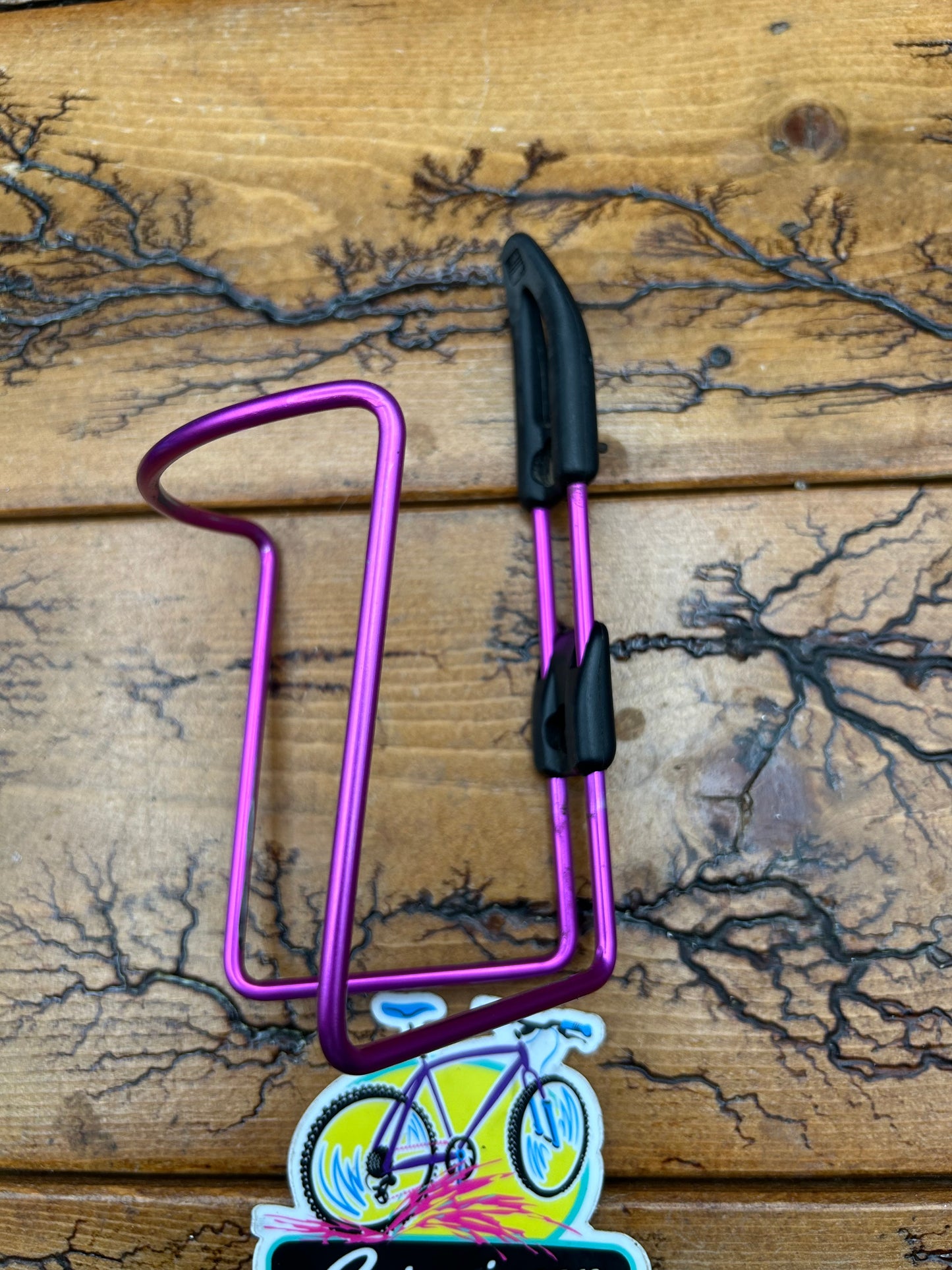 Purple Anodized Water Bottle Cage