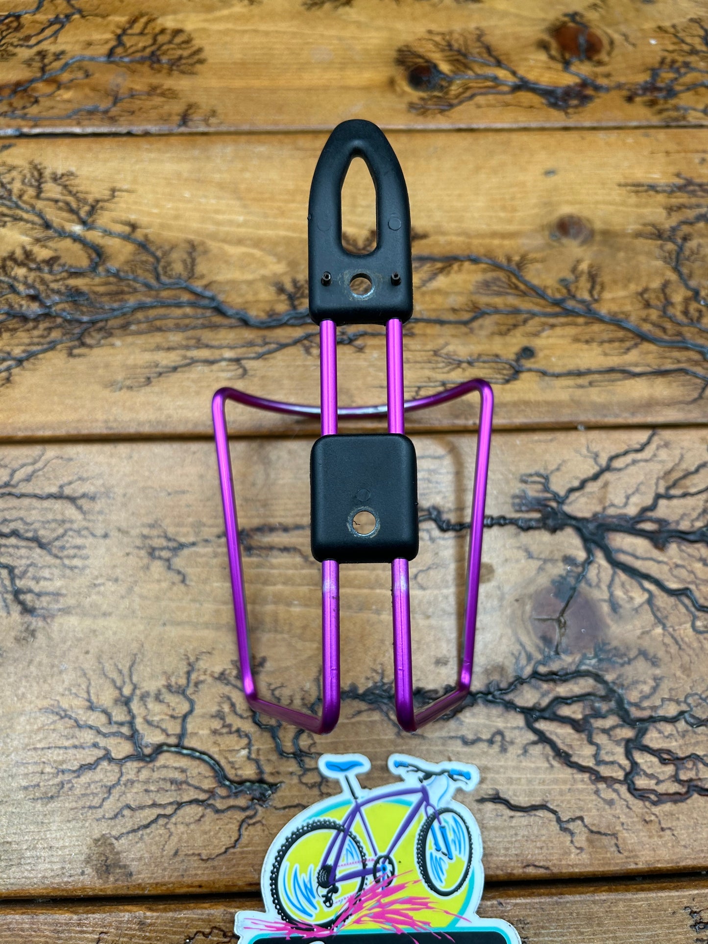 Purple Anodized Water Bottle Cage