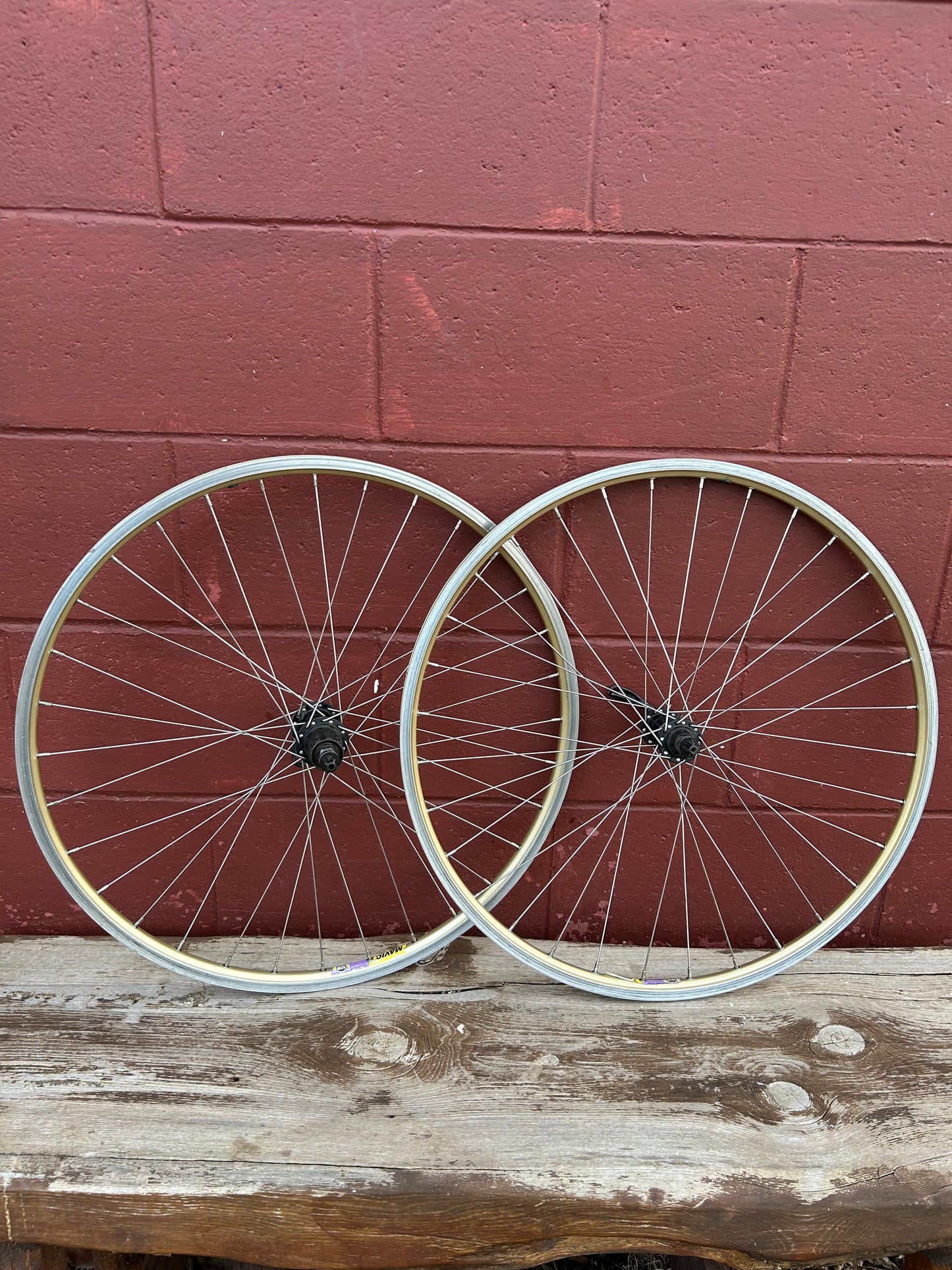 Mavic 221 Shimano Deore LX 26 Inch Wheelset
