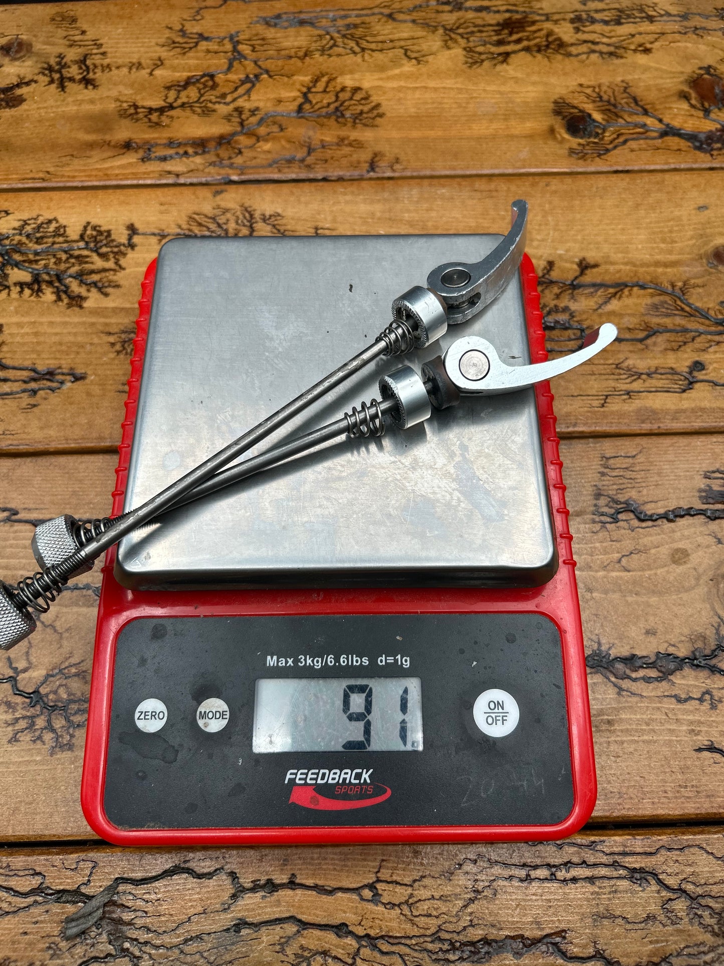 Curve Silver Titanium Quick Release Skewer Set