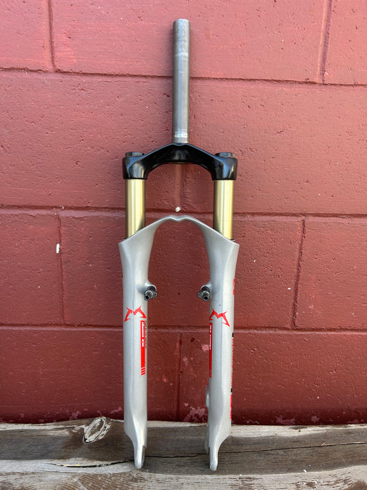 Marzocchi Bomber MX Comp 26" 1 Inch Threadless Rim Or Disc Brake Suspension Fork