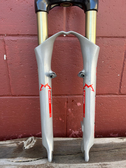Marzocchi Bomber MX Comp 26" 1 Inch Threadless Rim Or Disc Brake Suspension Fork